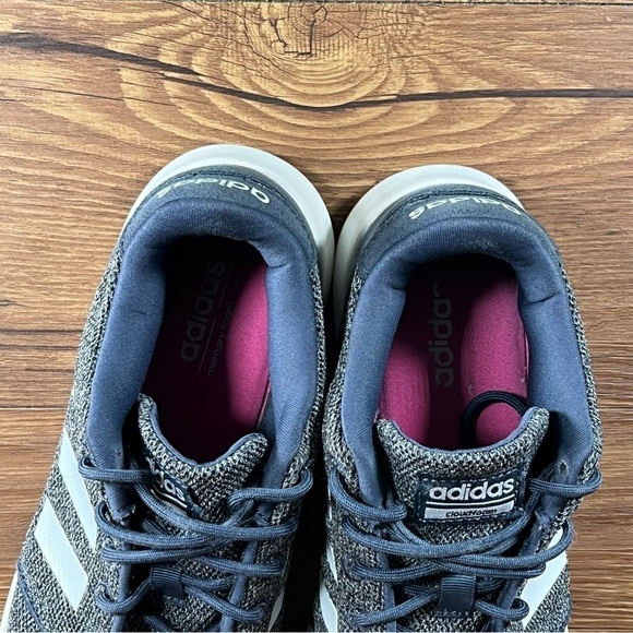 Adidas Cloudfoam QT Racer Blue Athletic Sneakers Women’s Size 8 Shoes - Picture 10 of 11